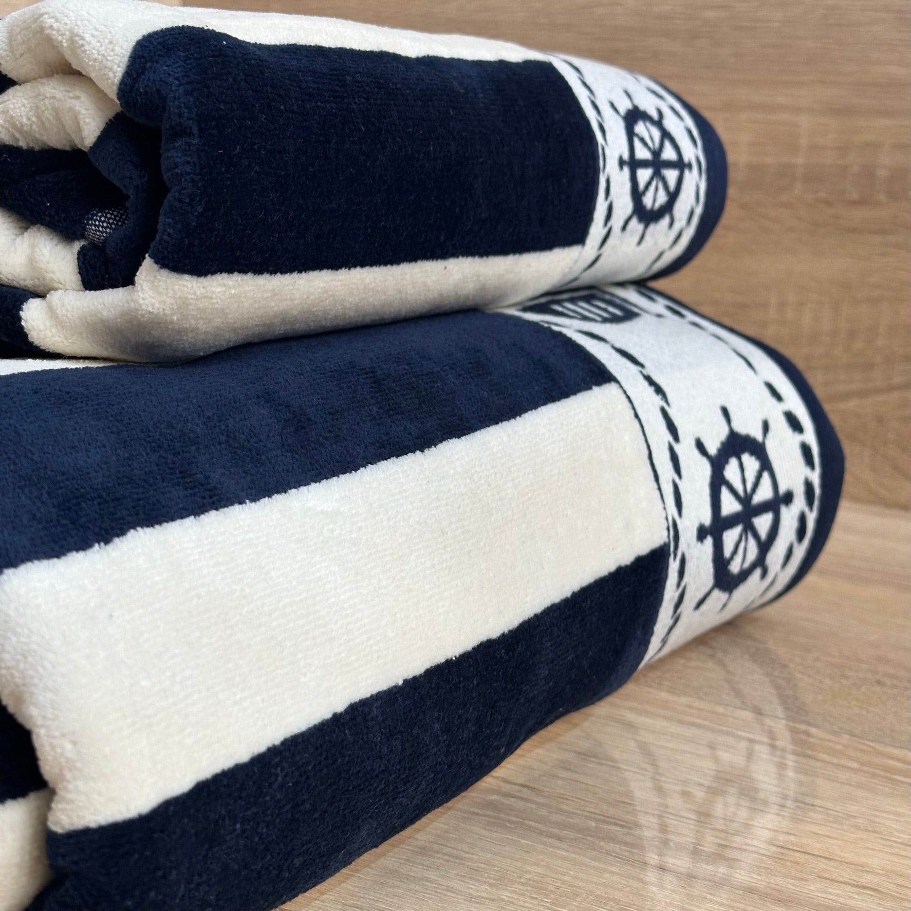 Lot de Deux Draps de Bain en 100% Coton Doux
