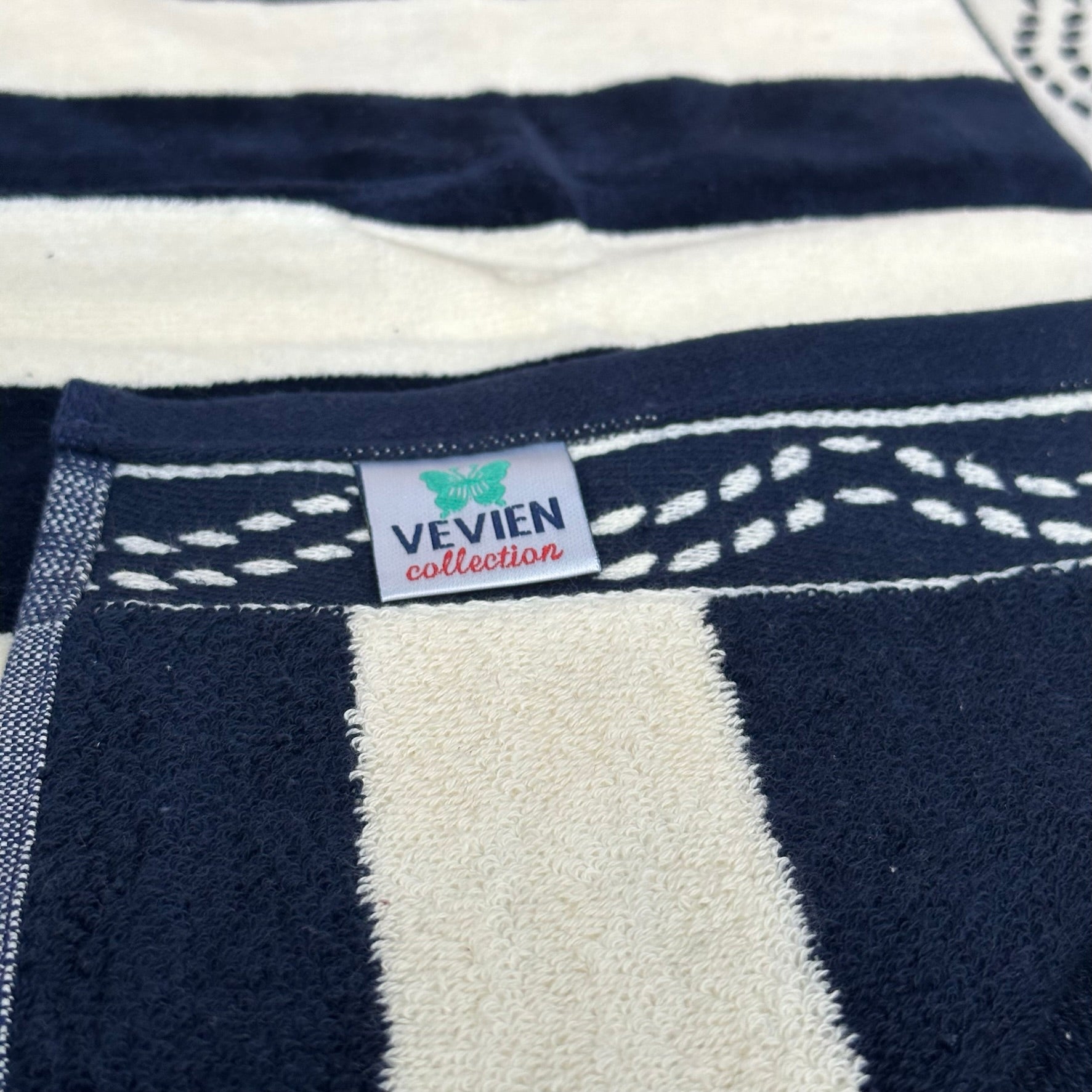 Lot de Deux Draps de Bain en 100% Coton Doux