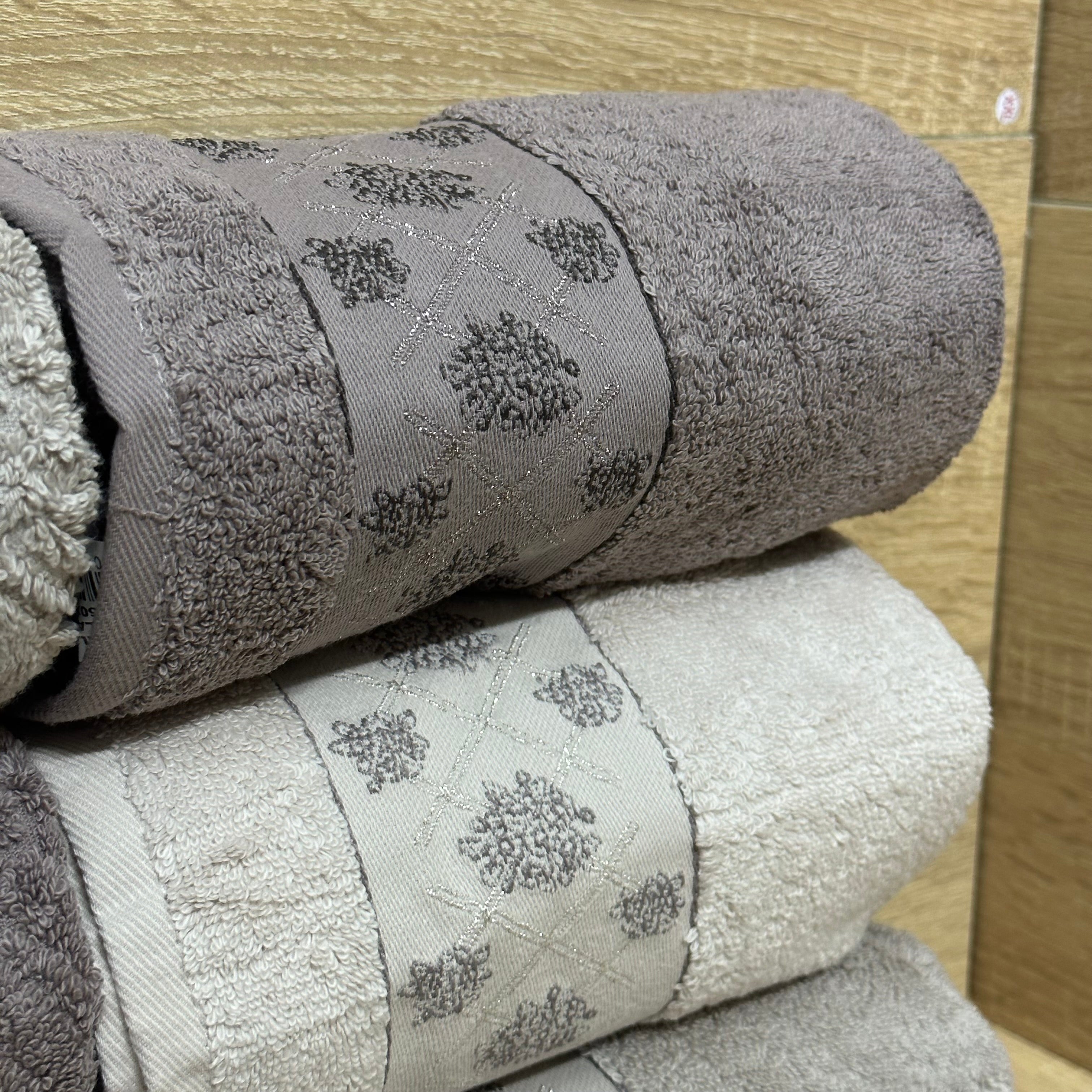 Pack 6 Serviettes de Bain Haut Gamme 50*90 cm de qualité bambou