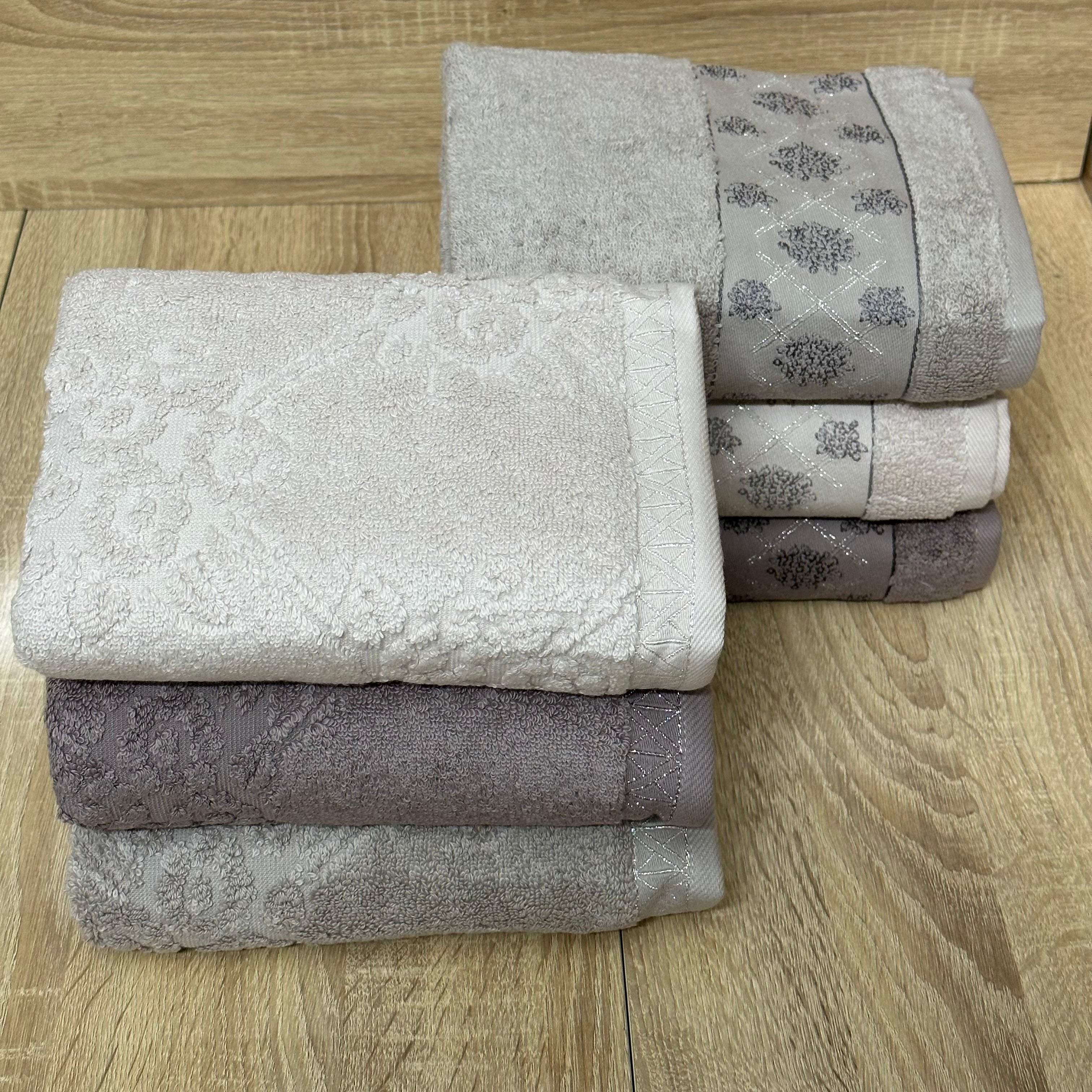 Pack 6 Serviettes de Bain Haut Gamme 50*90 cm de qualité bambou