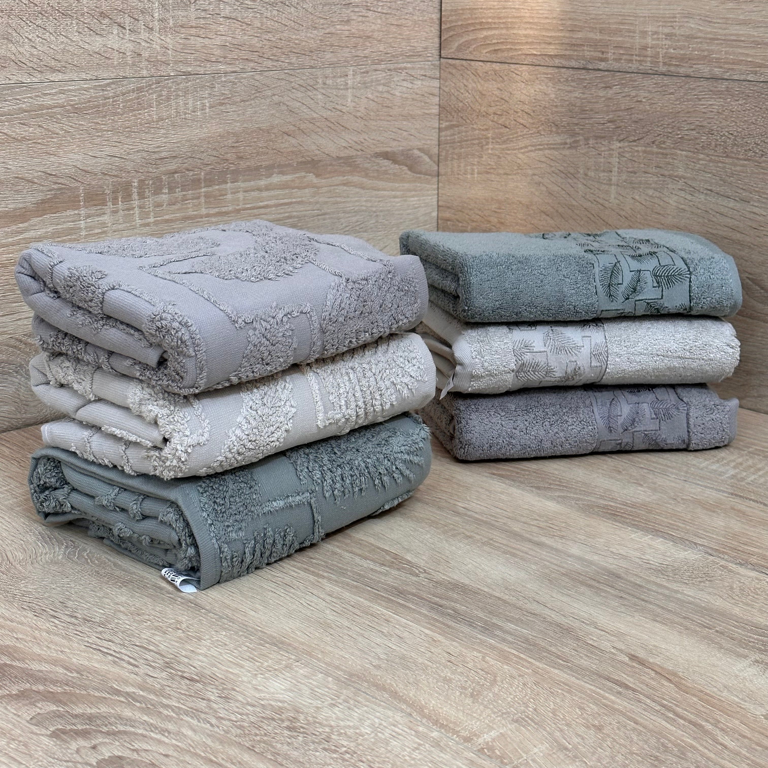 Pack 6 Serviettes de Bain Haut Gamme 50*90 cm de qualité bambou