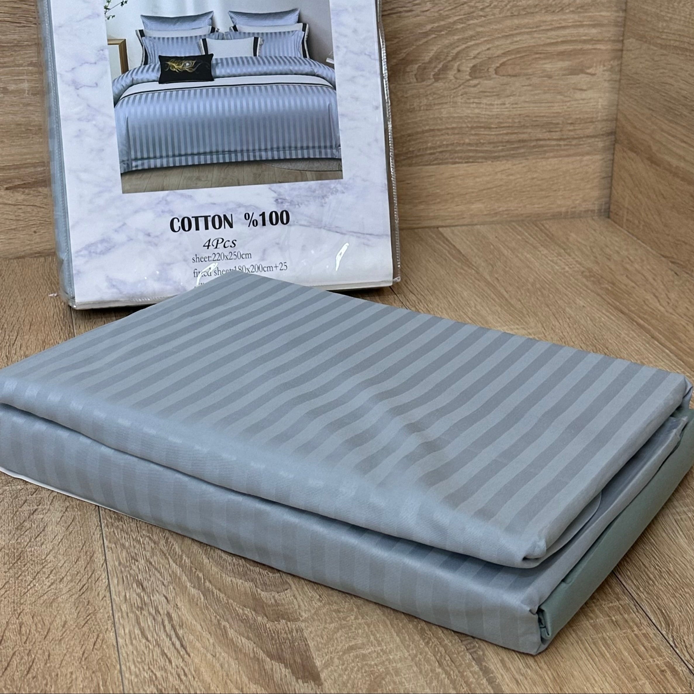 Parure de Lit 4 pièces en coton microfibre de qualité supérieure