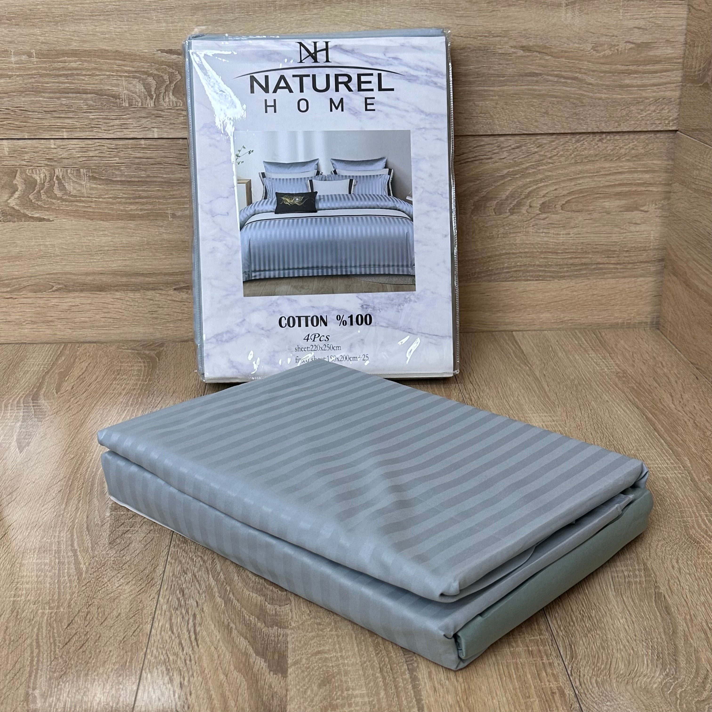 Parure de Lit 4 pièces en coton microfibre de qualité supérieure