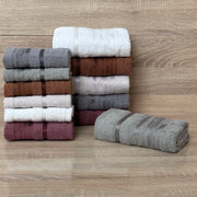 Offre Spéciale 12 Serviettes de Bain Coton 90*50 cm / 50*30 cm