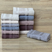Offre Spéciale 12 Serviettes de Bain Coton 90*50 cm / 50*30 cm