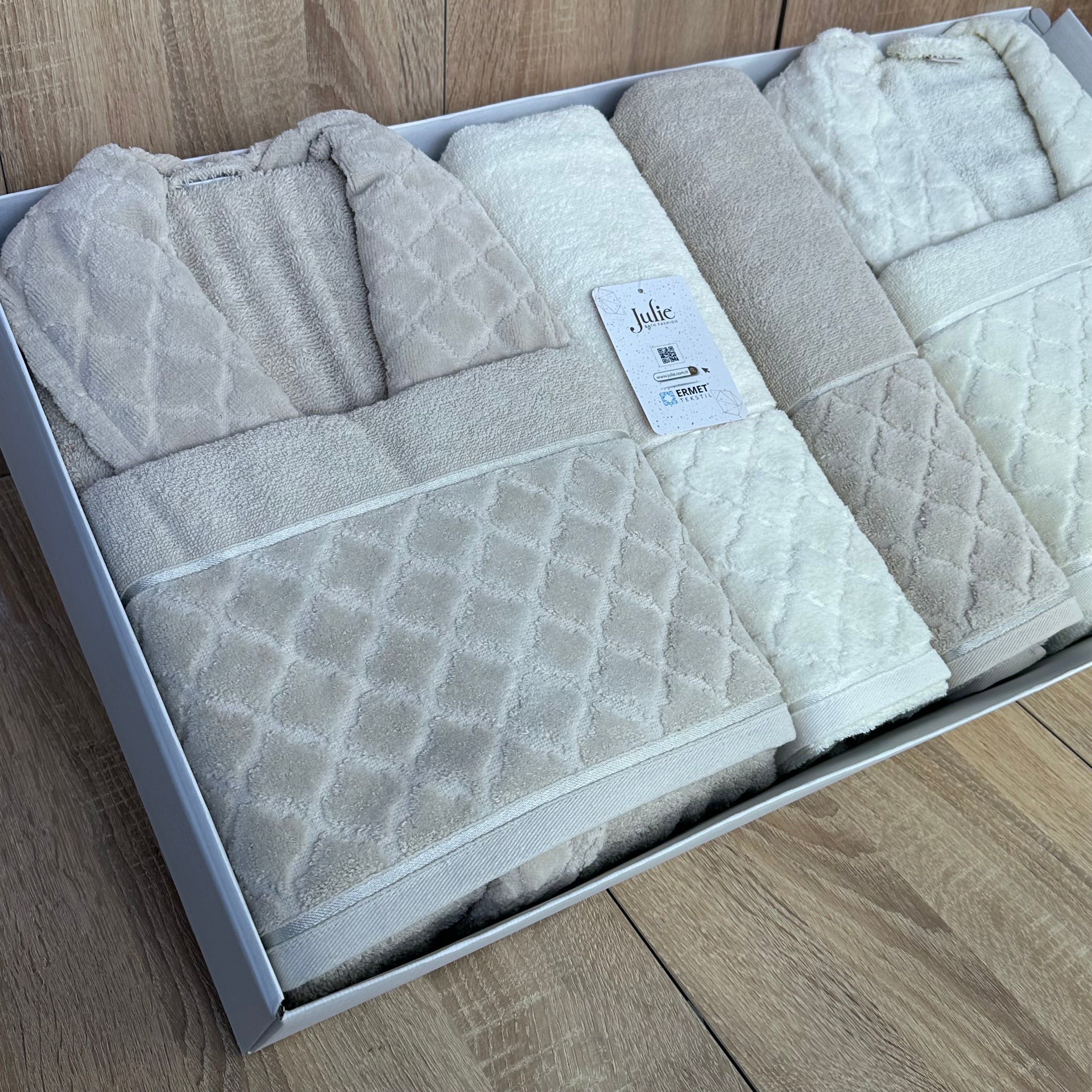 Coffret Sortie de Bain 6 pièces Coton