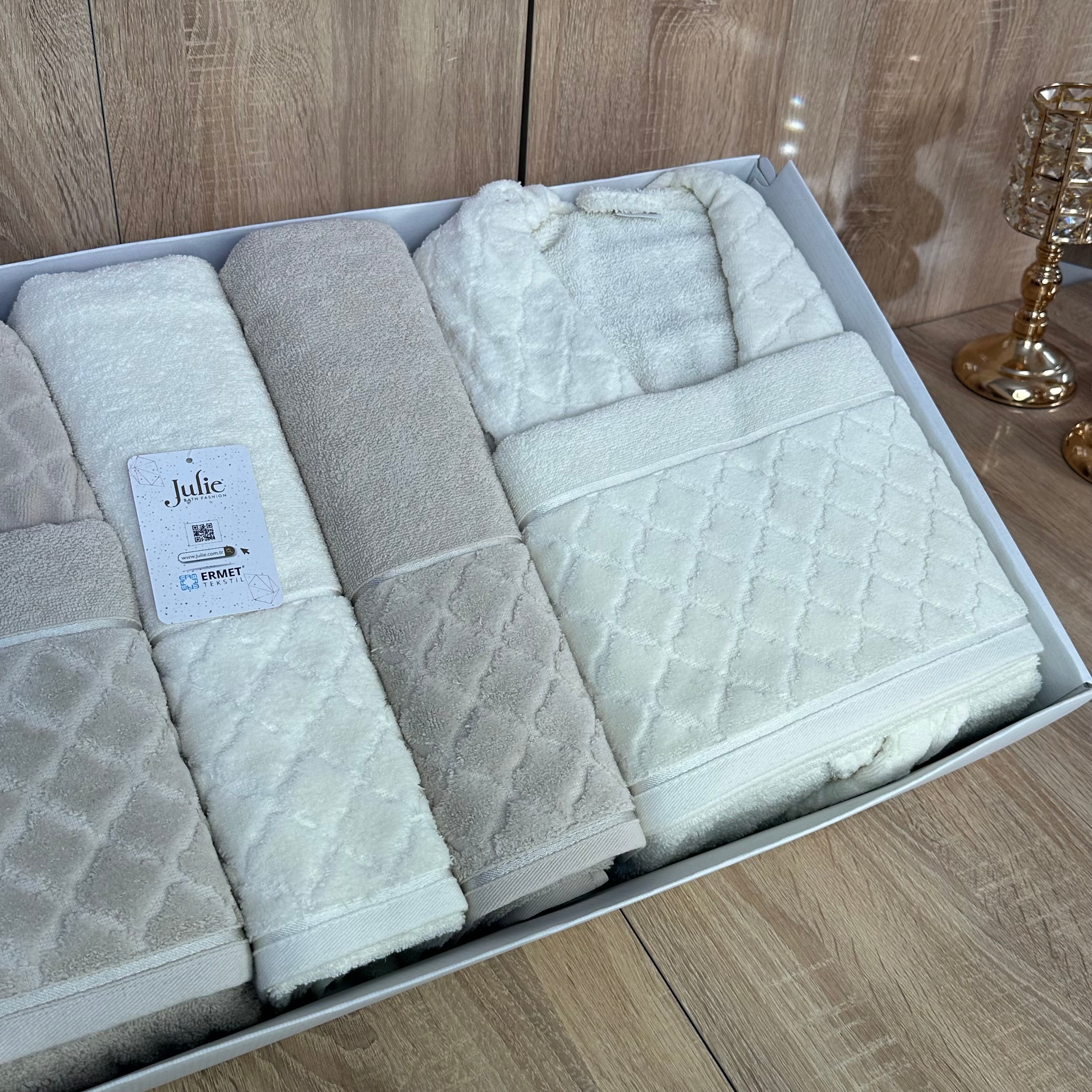 Coffret Sortie de Bain 6 pièces Coton