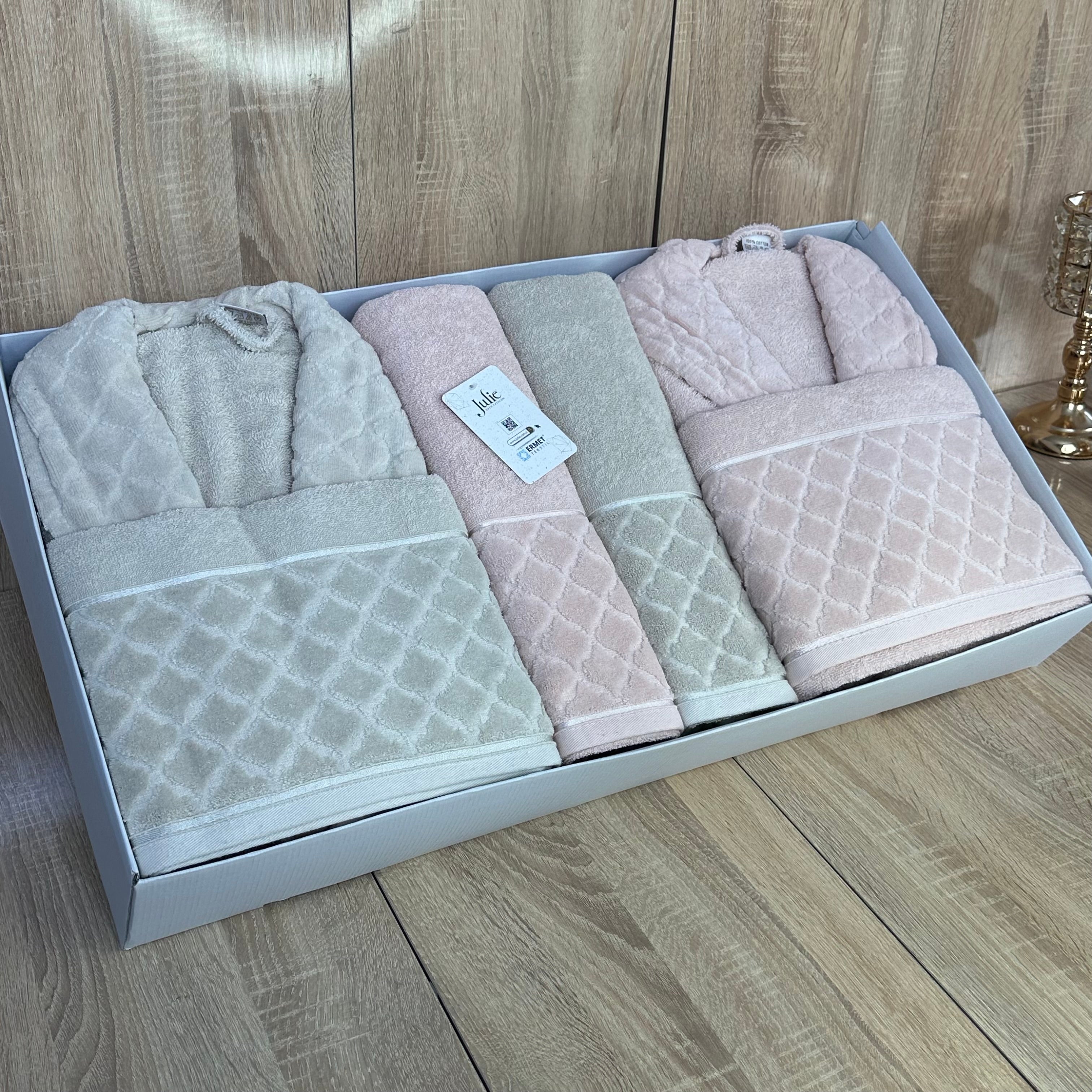 Coffret Sortie de Bain 6 pièces Coton