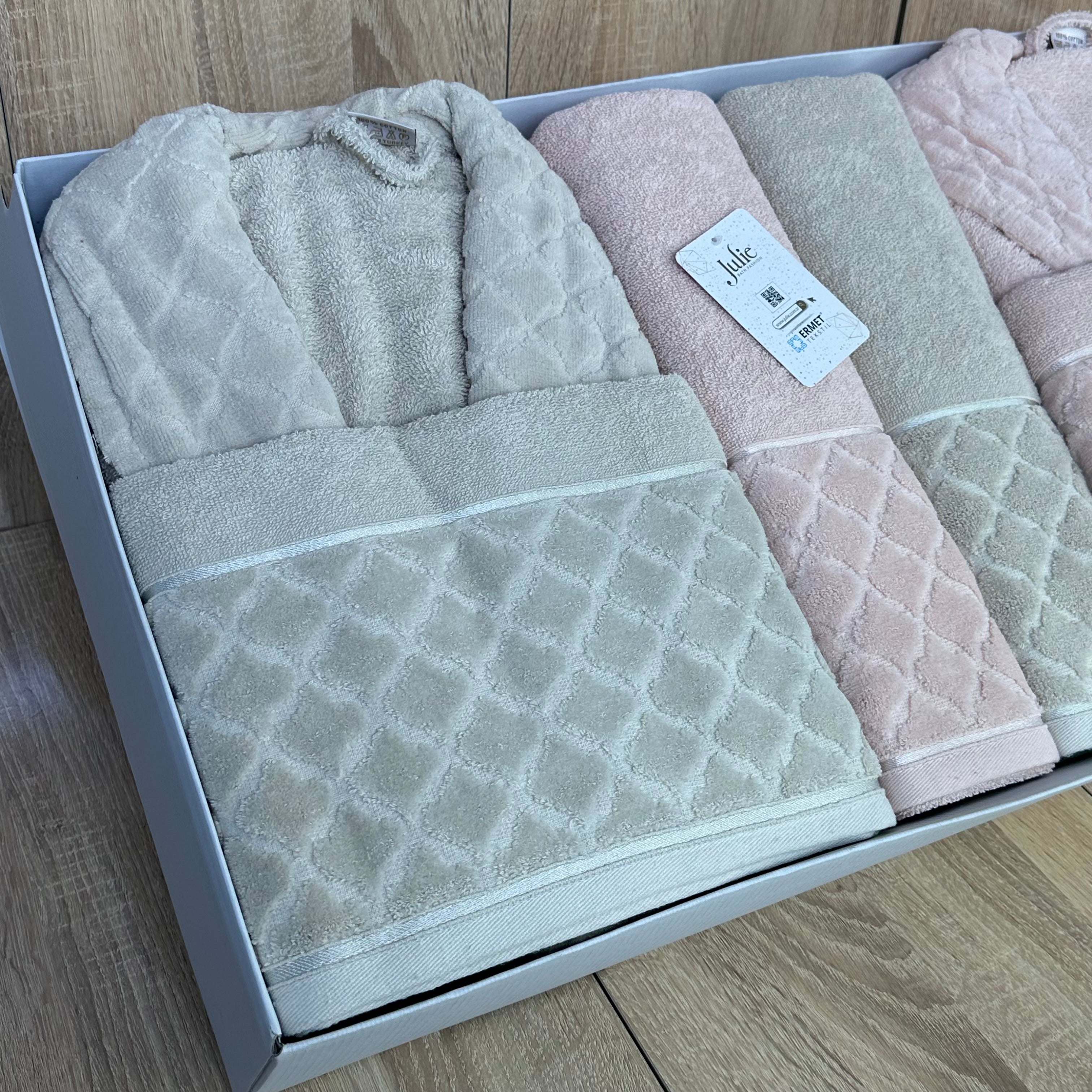 Coffret Sortie de Bain 6 pièces Coton