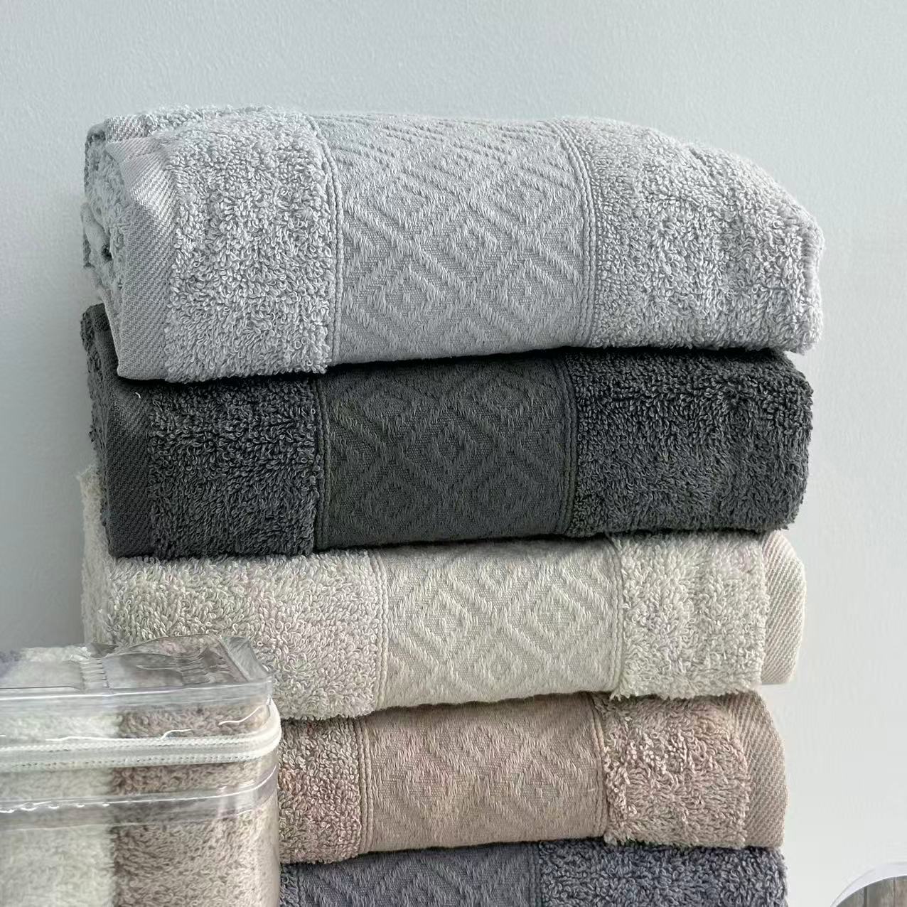 Offre Spéciale 12 Serviettes de Bain Coton 90*50 cm / 50*30 cm