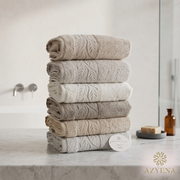 Lot de 6 serviettes de Bain en Bambou Ultra Lux - Haut Qualité