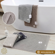 Serviette de pieds en coton pur 100%  , épaisse et Absorbante - 50*70 cm