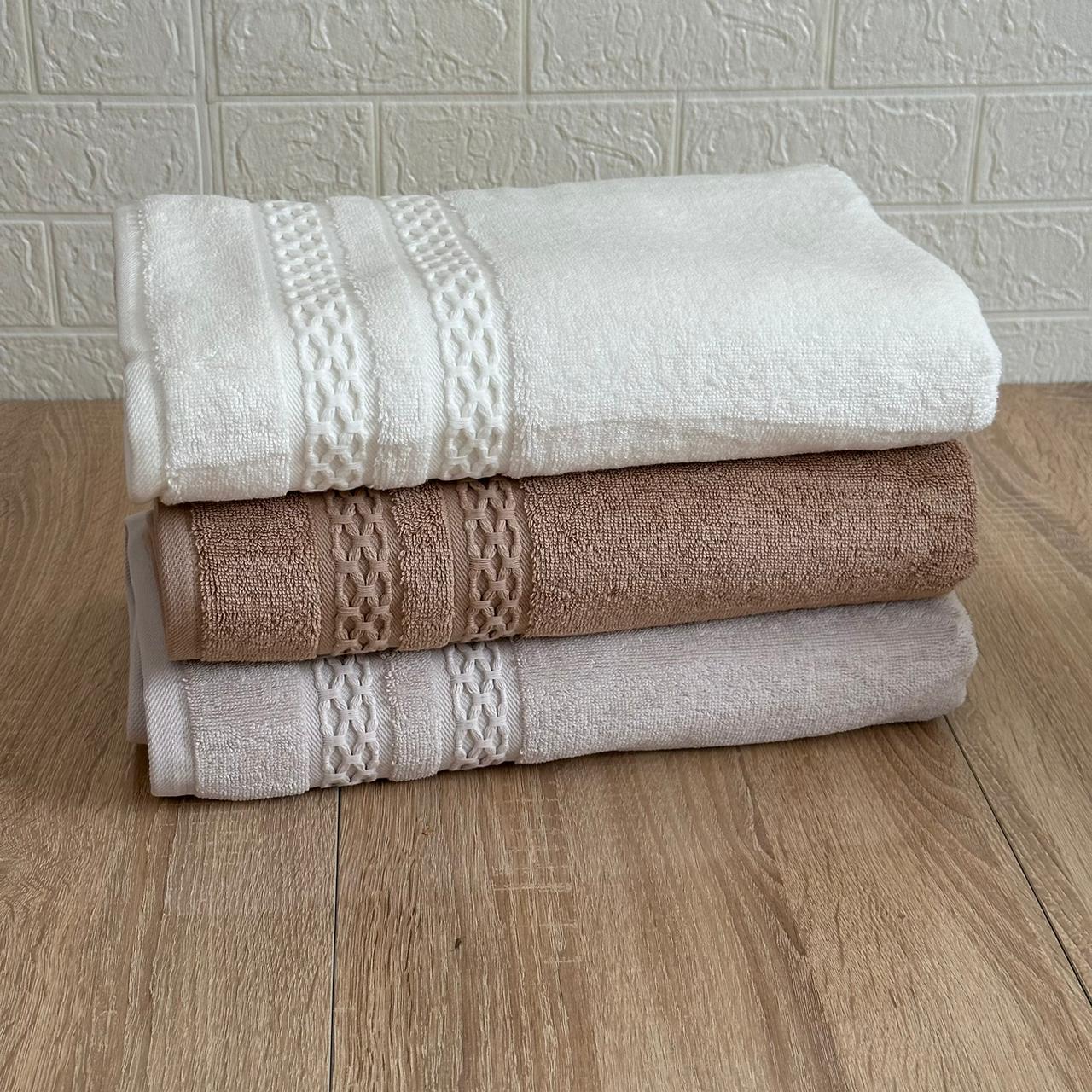 Ensemble de 3 draps de bain Sikel Havlu – Grand format 150x100 cm, qualité 5 étoiles