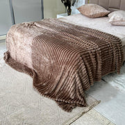 Plaid 2 places en polaire douce – Épais, chaud