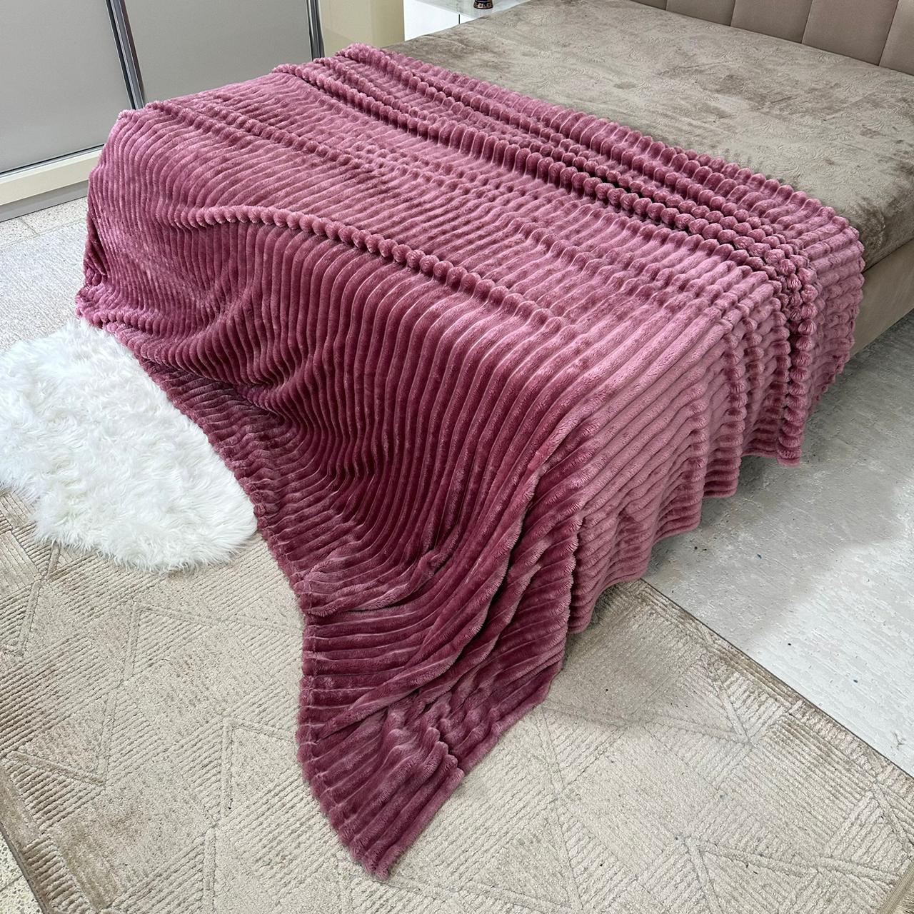 Plaid 2 places en polaire douce – Épais, chaud