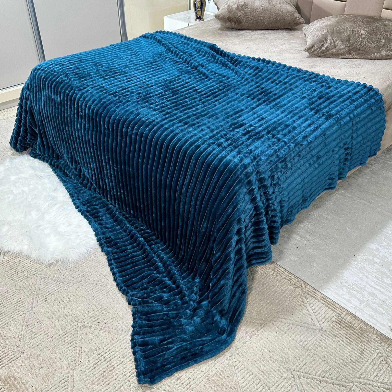 Plaid 2 places en polaire douce – Épais, chaud