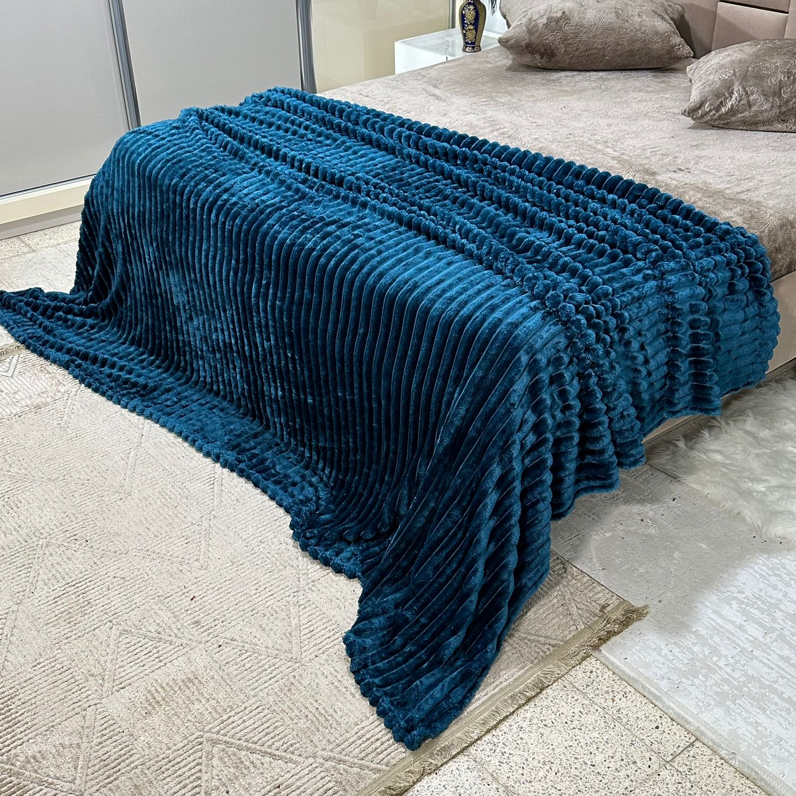 Plaid 2 places en polaire douce – Épais, chaud