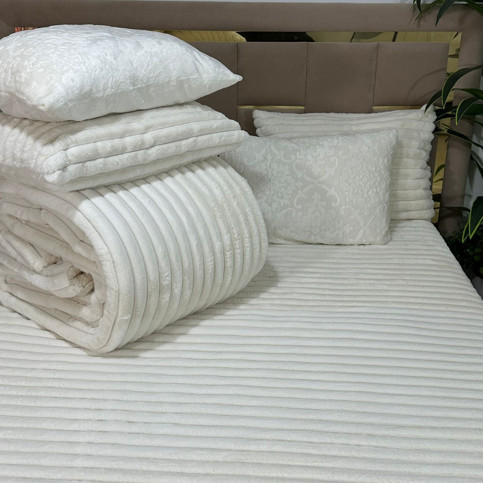 Couette Luxe en Fourrure de Lapin – Fabrication Azyena