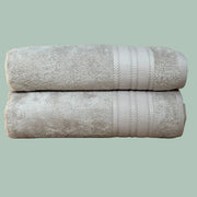 Lot de 2 Draps de Bain Grand Taille 150*100 cm