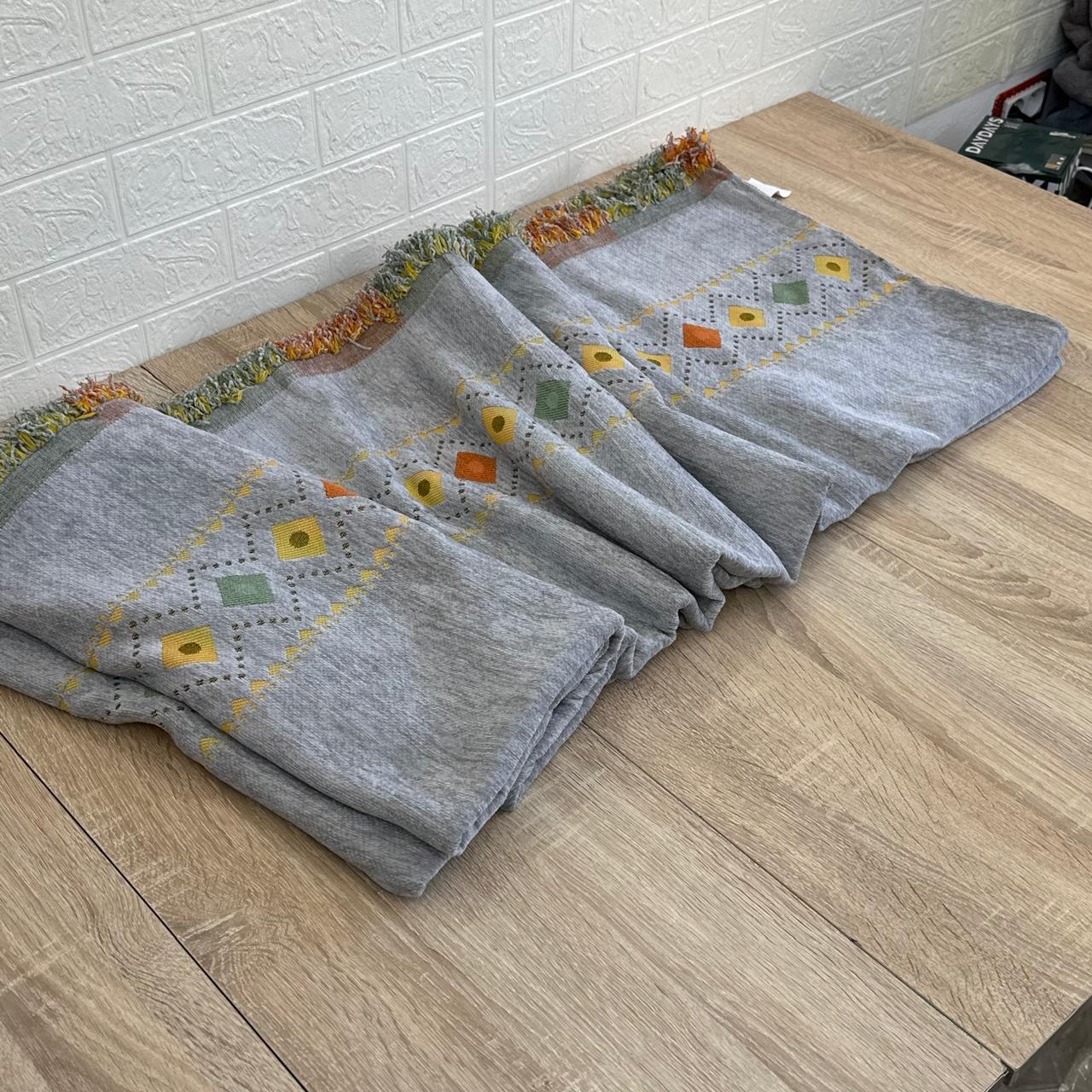 Jeté Salon en Velour tres douce , épaisse 300*180 cm