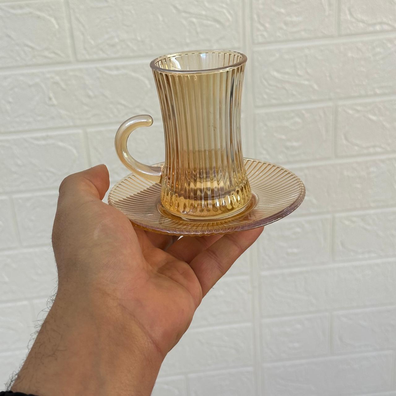 SERVICE À THÉ EN VERRE 12 PIÈCES