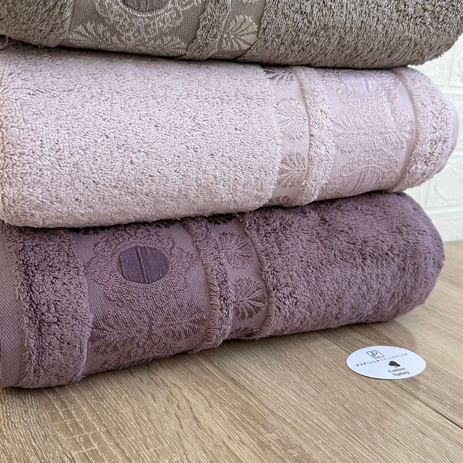 Pack De 3 Draps De Bain 150*90 cm 100% Coton Epais Ultra Douce - Pupilla Collection