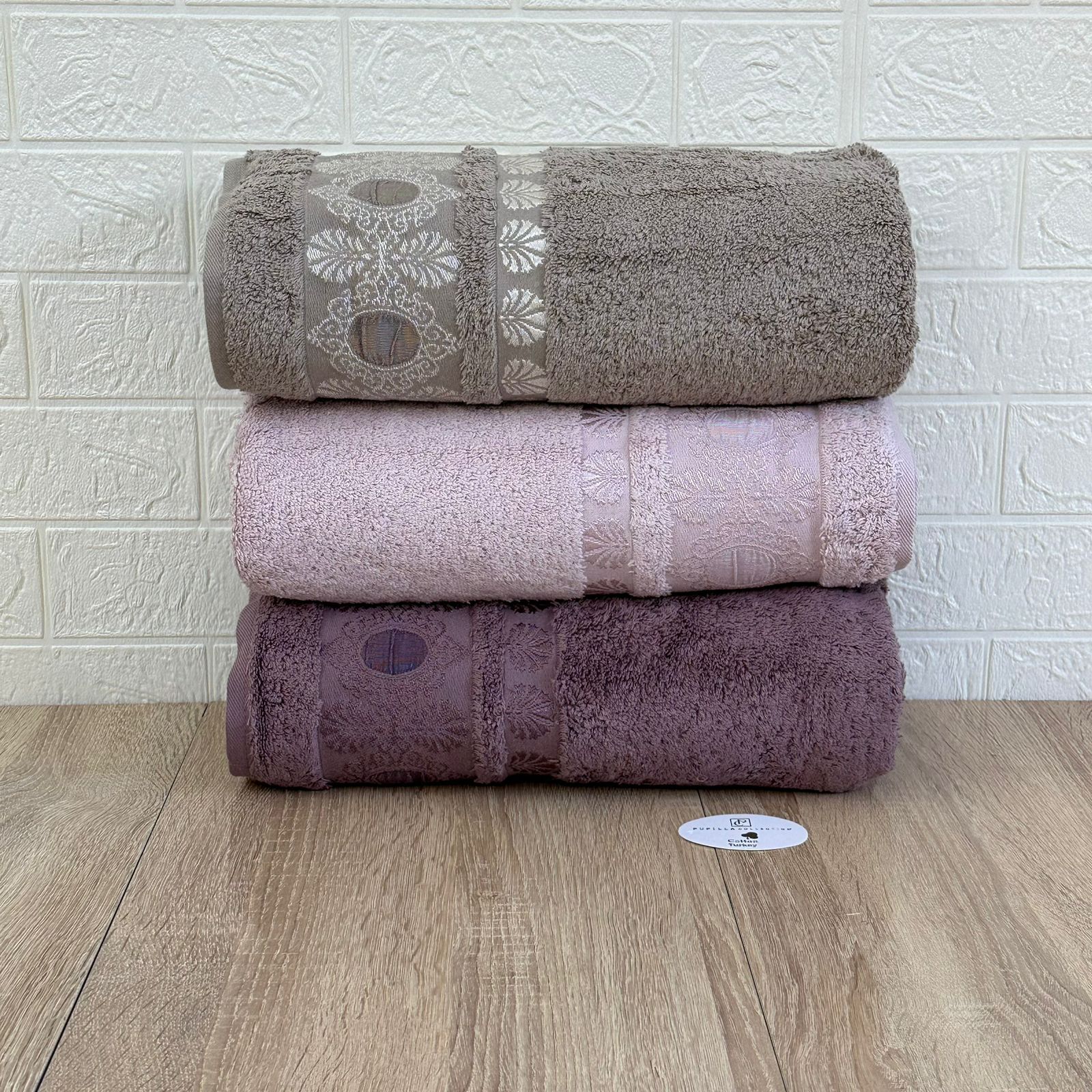 Pack De 3 Draps De Bain 150*90 cm 100% Coton Epais Ultra Douce - Pupilla Collection