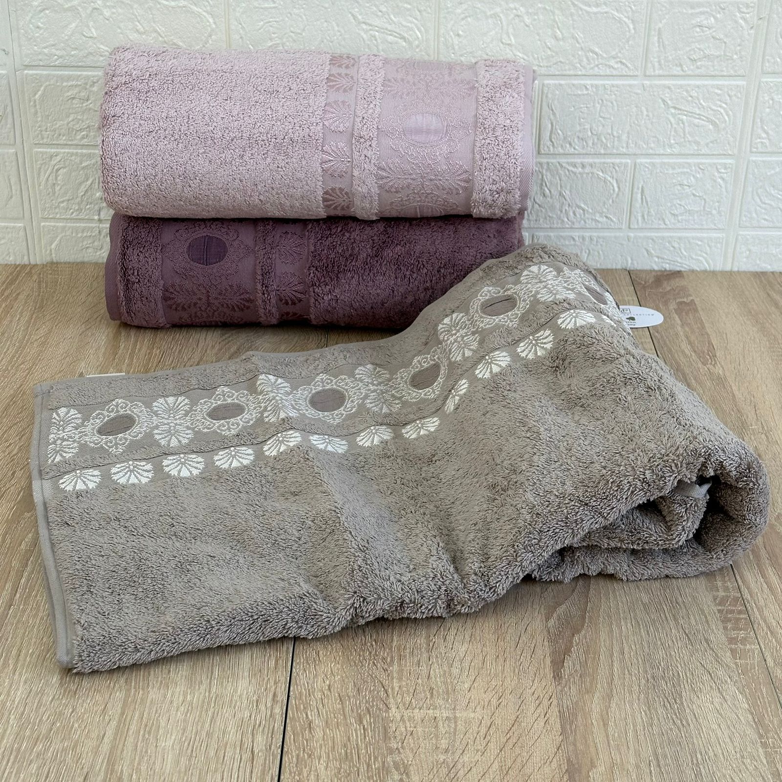 Pack De 3 Draps De Bain 150*90 cm 100% Coton Epais Ultra Douce - Pupilla Collection
