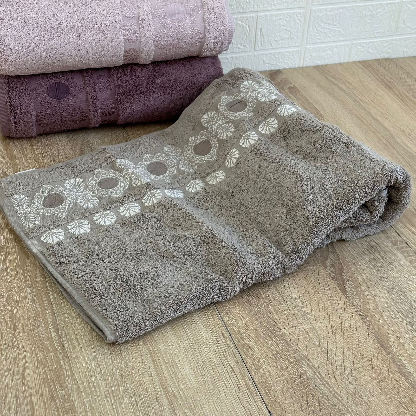 Pack De 3 Draps De Bain 150*90 cm 100% Coton Epais Ultra Douce - Pupilla Collection