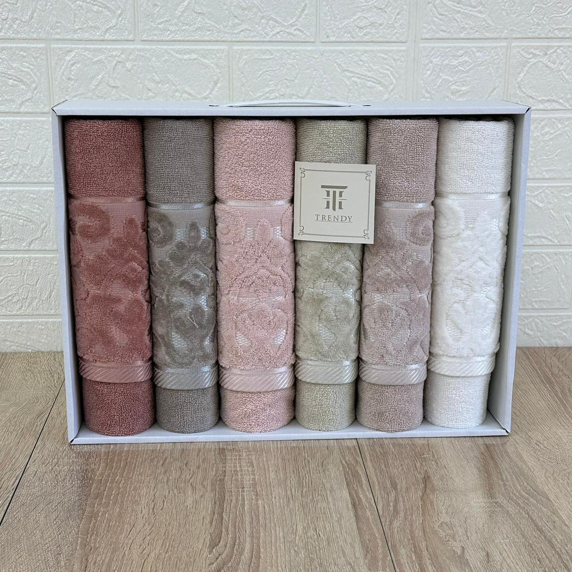 Coffret Linge de Bain : 6 pcs 90*50 cm