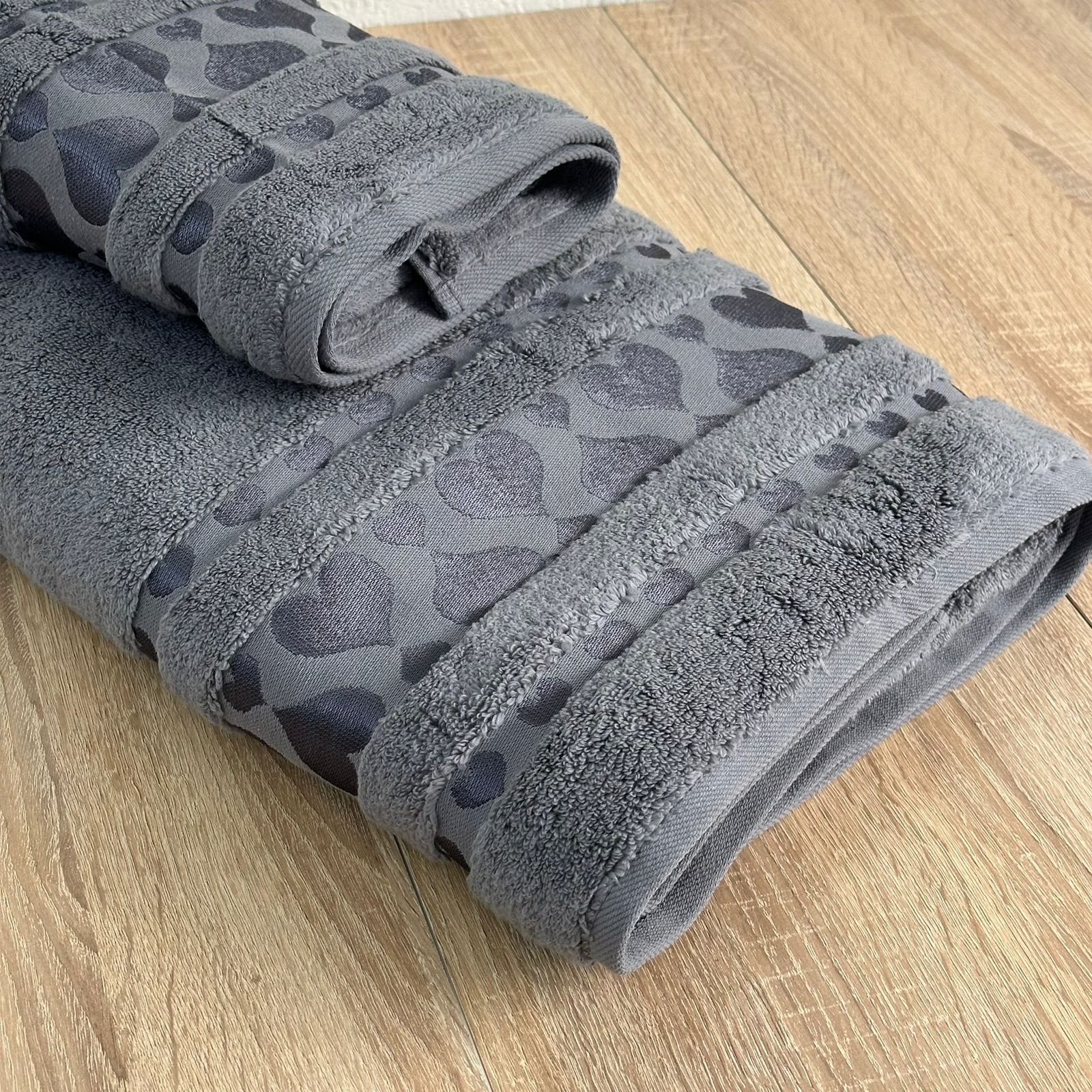 Lot de 2 Draps de Bain en Bambou Tres douce Grand taille 180*100 m et 90*50 cm
