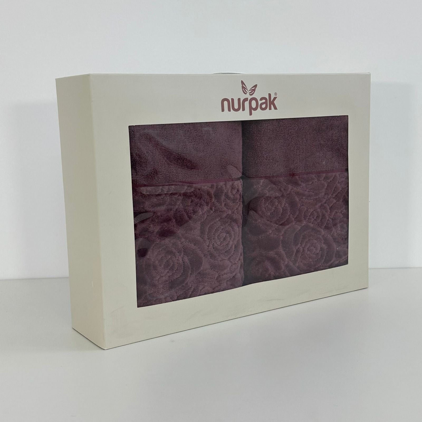Coffret 2 Draps de Bain en coton épais 90*50 cm et 150*90 cm