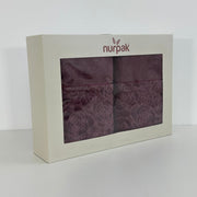 Coffret 2 Draps de Bain en coton épais 90*50 cm et 150*90 cm