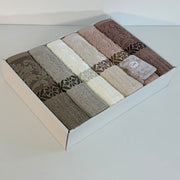 Coffret de 6 Serviettes de Bain & Visage SIKEL – 100% Coton Épais – Qualité Supérieure