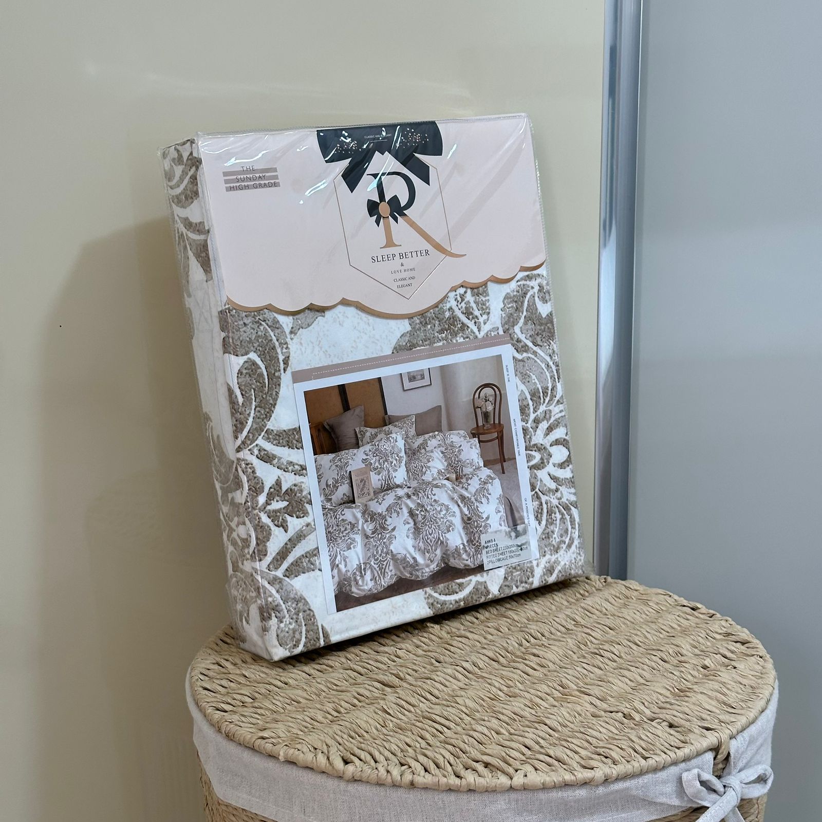 Parure de Lit 4 pièces en coton microfibre de qualité supérieure