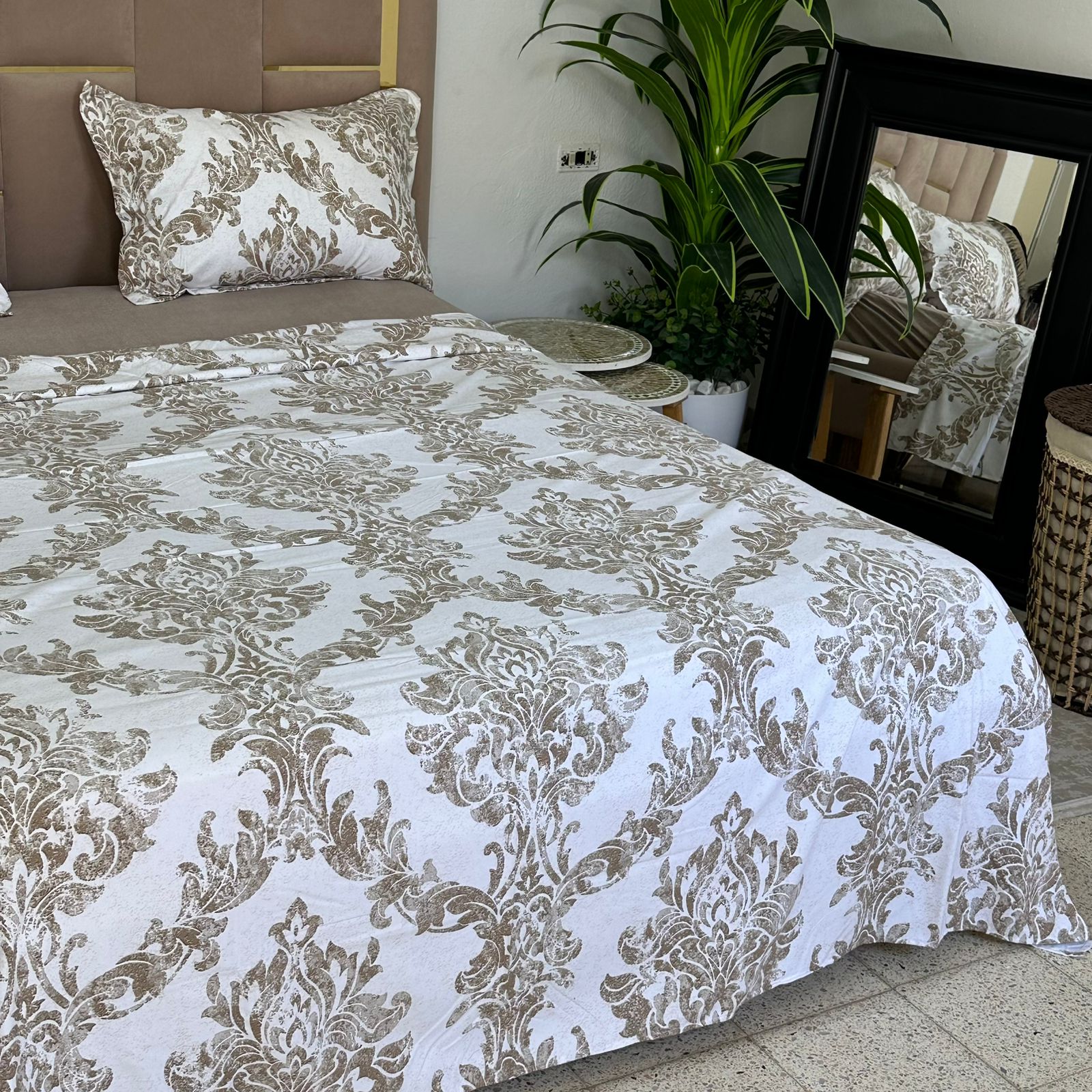 Parure de Lit 4 pièces en coton microfibre de qualité supérieure