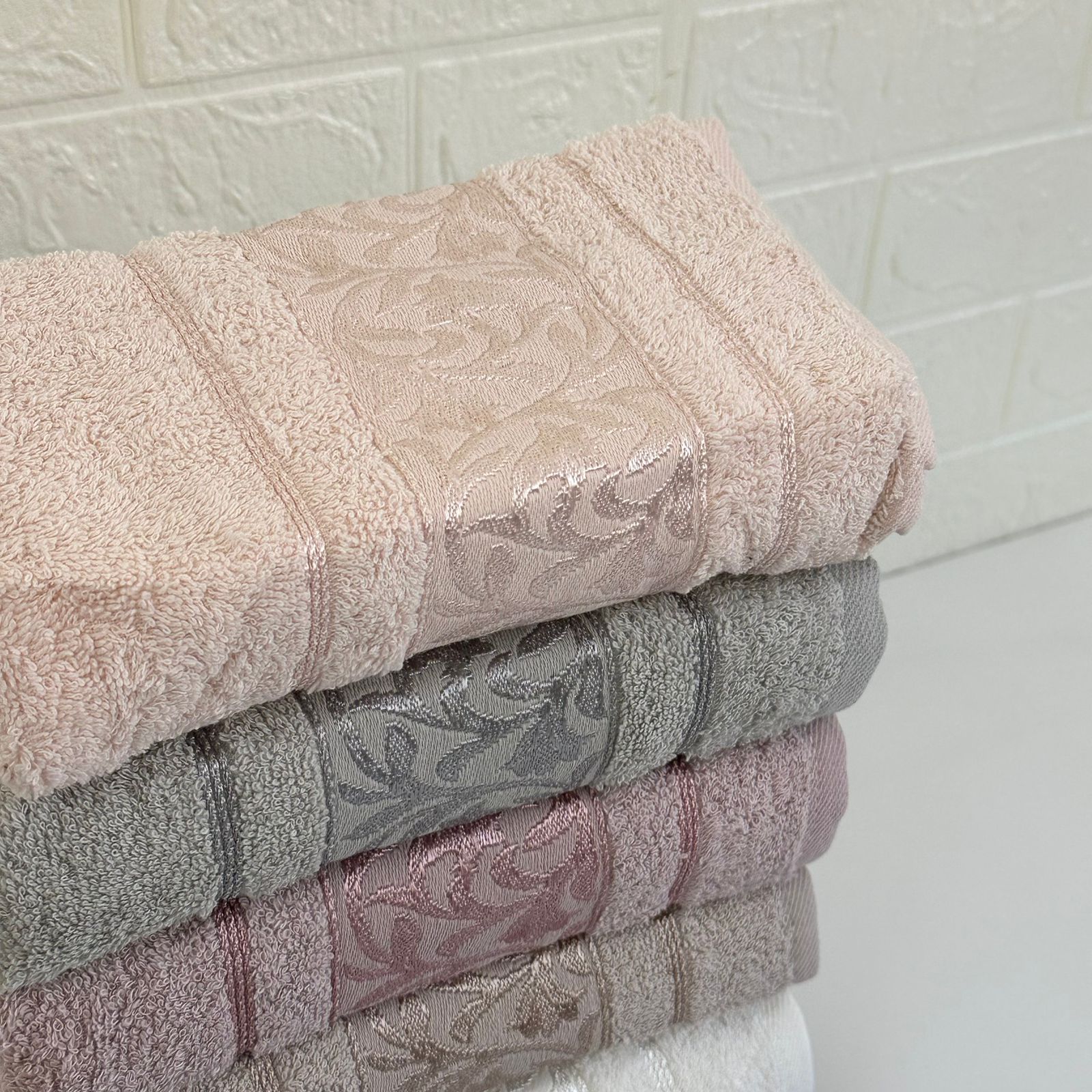 Offre Spéciale 12 Serviettes de Bain Coton 90*50 cm / 50*30 cm