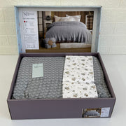 Parure de Lit NILHome Soft Pike - 4 pièces