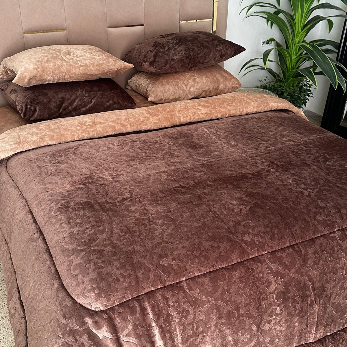 Ensemble Couette Double Face Polaire Ultra Douce 5 pièces