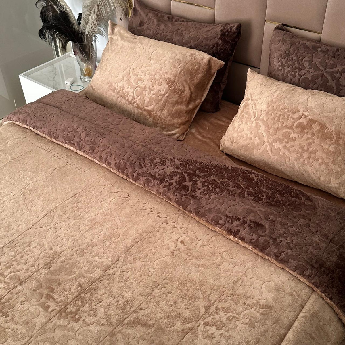Ensemble Couette Double Face Polaire Ultra Douce 5 pièces