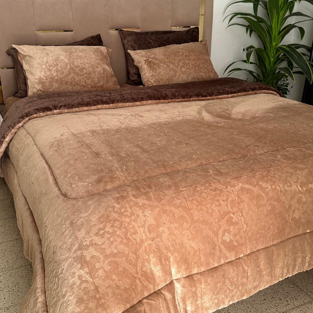 Ensemble Couette Double Face Polaire Ultra Douce 5 pièces