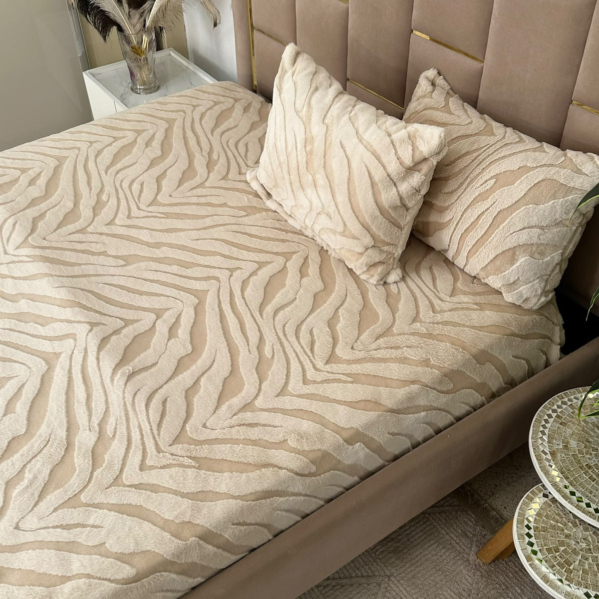 Housse De Matelas Forrure de Lapin