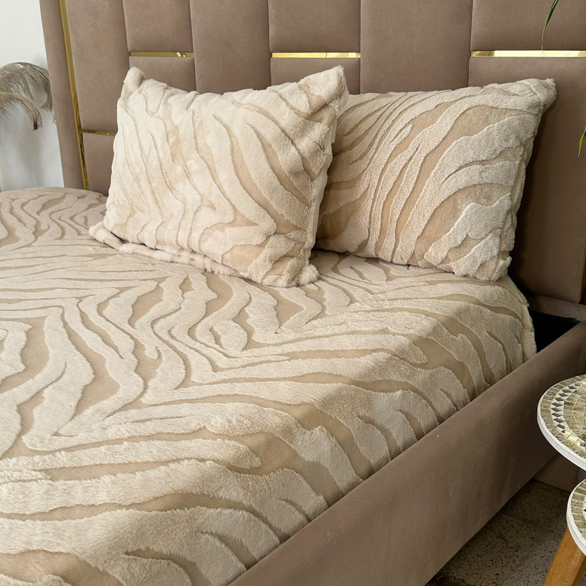 Housse De Matelas Forrure de Lapin