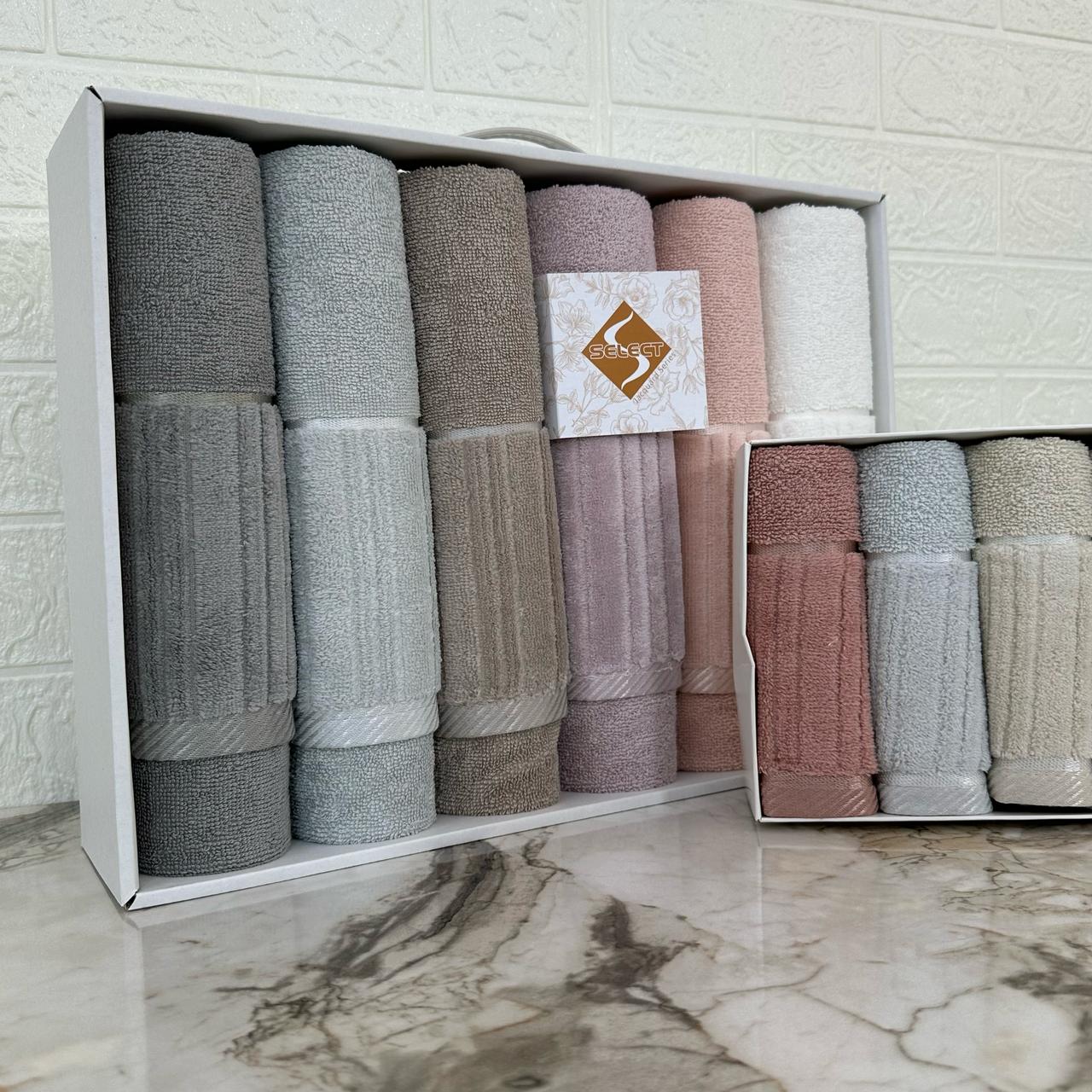 Offre spéciale 12 pièces Linge de Bain de Luxe Coton