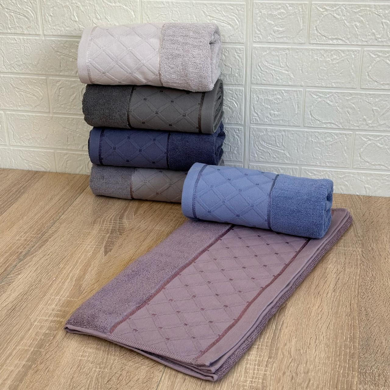 Lot de 6 Serviettes de Bain en Coton| Élégance & Confort (90×50 cm)