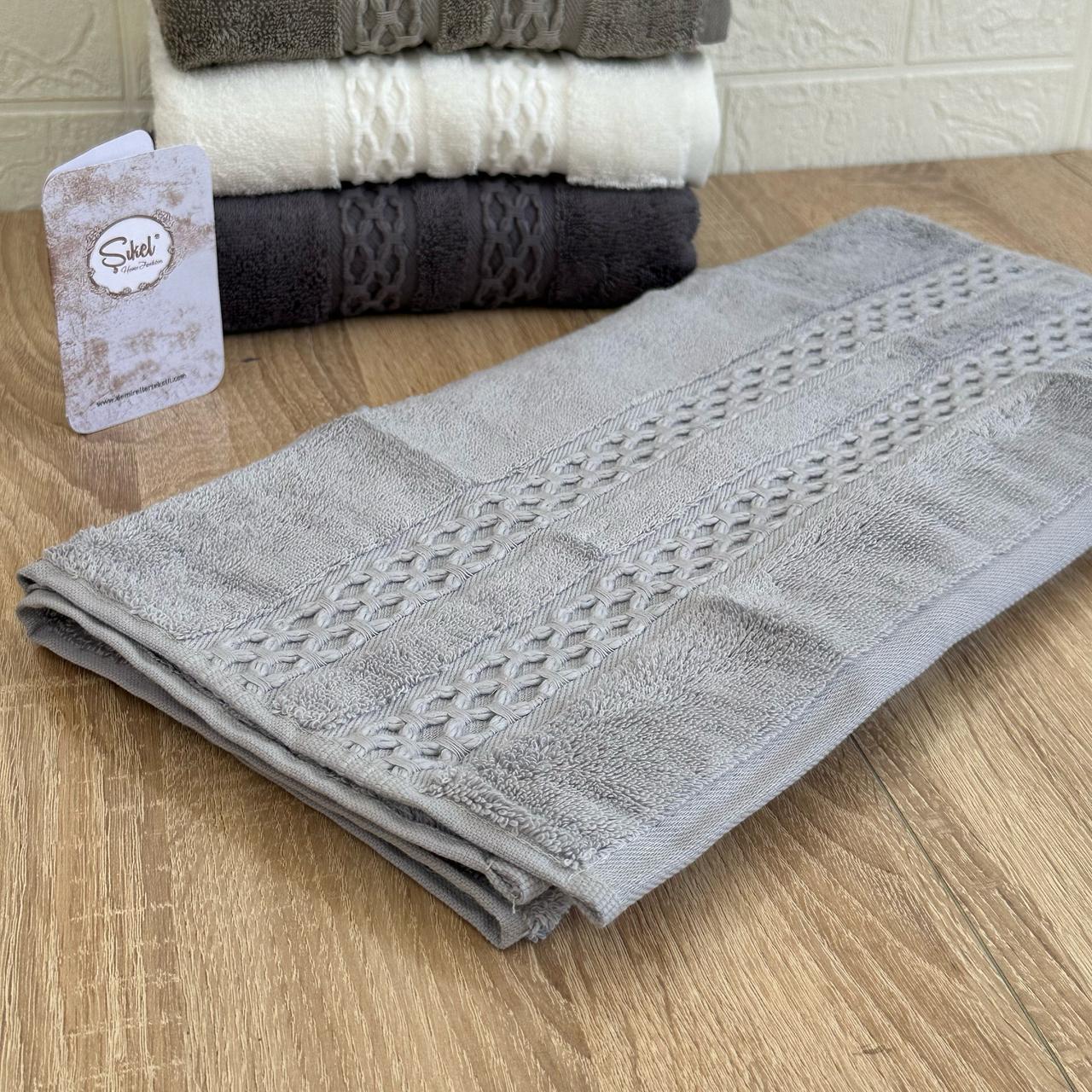 Pack 6 Serviettes de Bain Haut Gamme 50*90 cm de qualité bambou