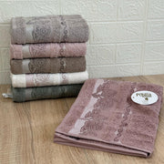 Pack 6 Serviettes de Bain Haut Gamme 50*90 cm de qualité bambou marque pupilla
