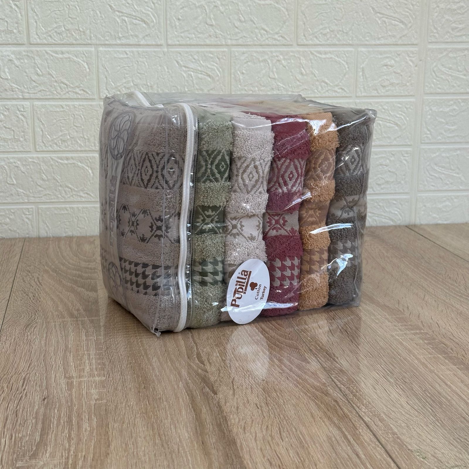 Lot de 6 serviettes de bain 90x50 cm – Pupilla Collection, qualité luxe