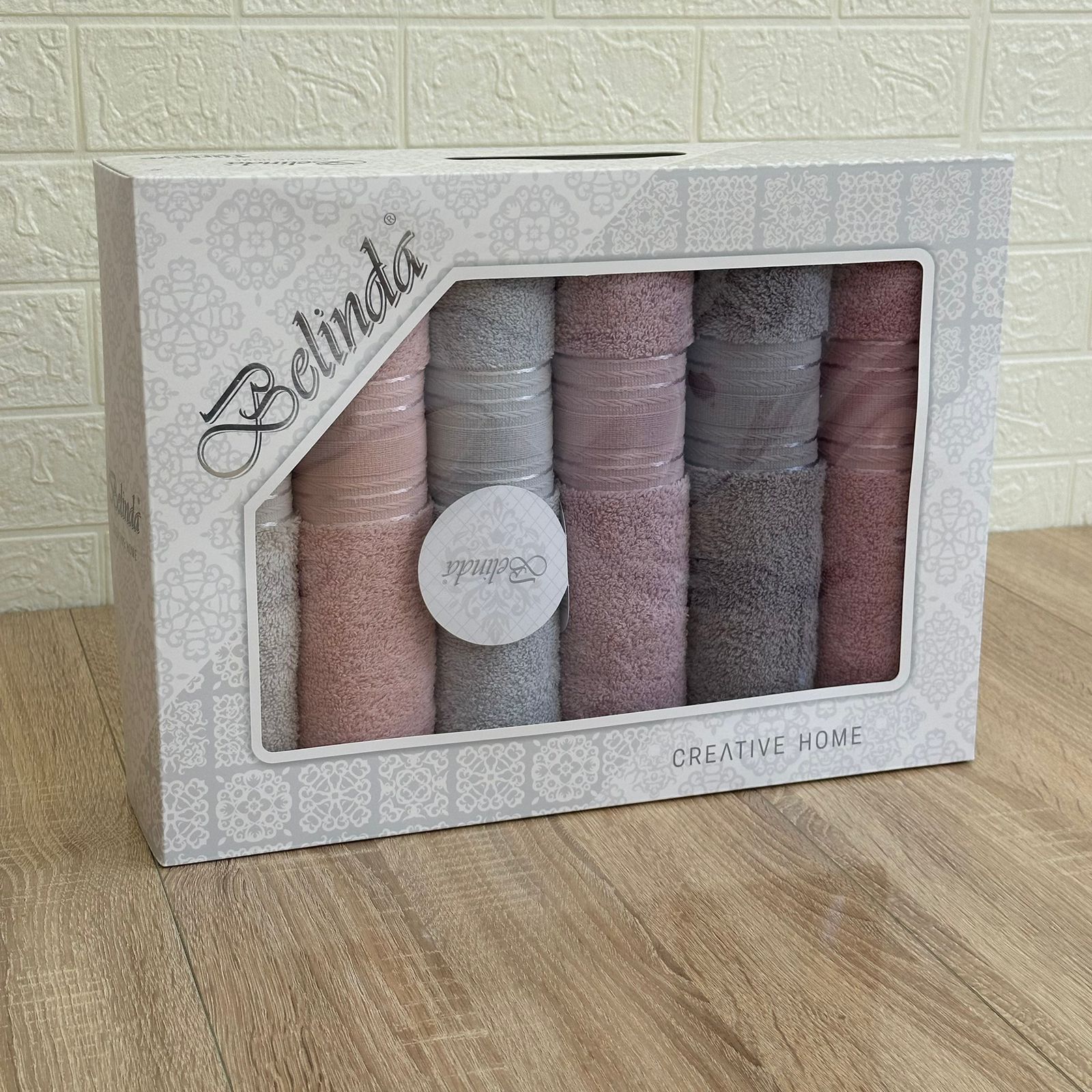 Coffret 6 Serviettes de Bain BELINDA – Luxe & Confort