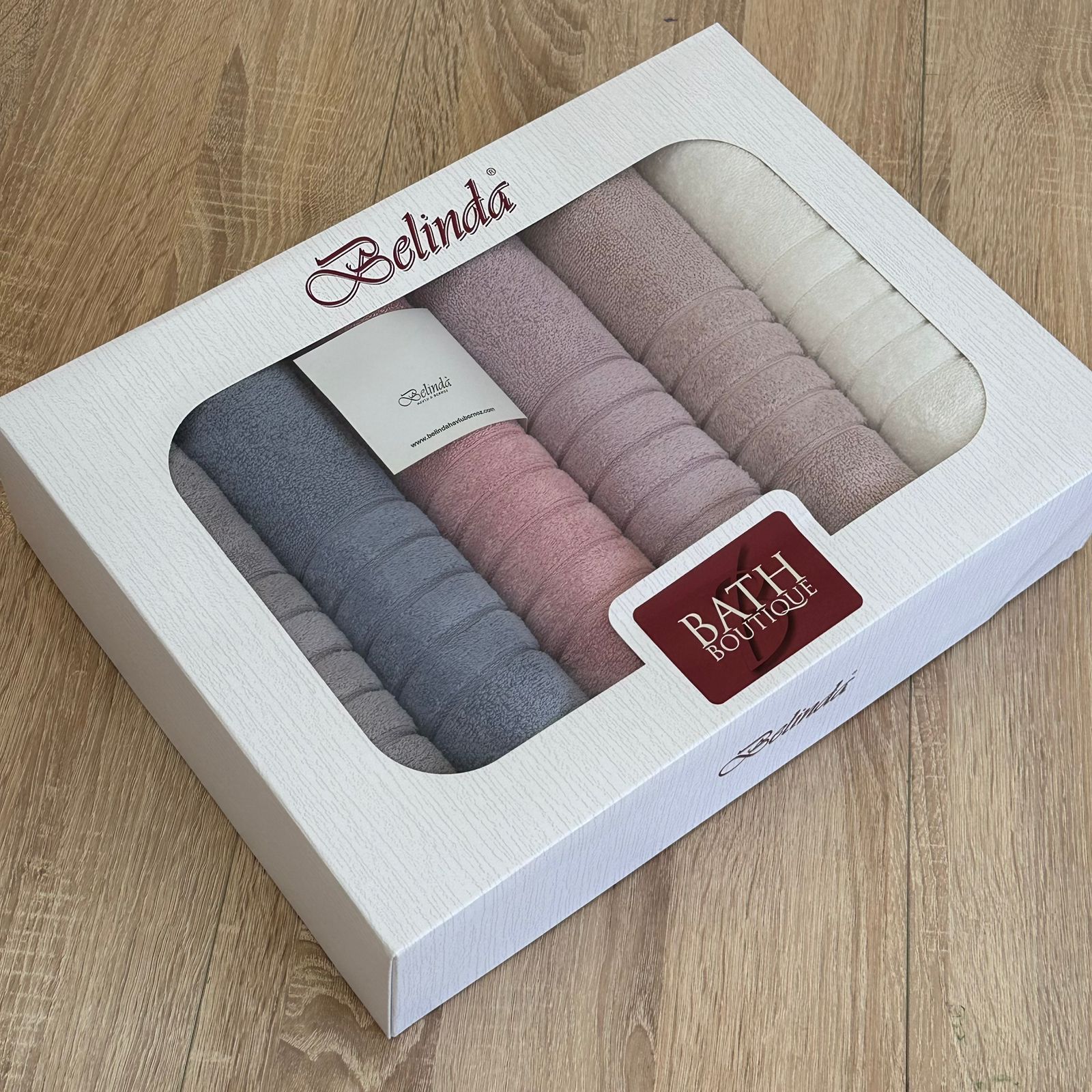 Coffret 6 Serviettes de Bain BELINDA – Luxe & Confort